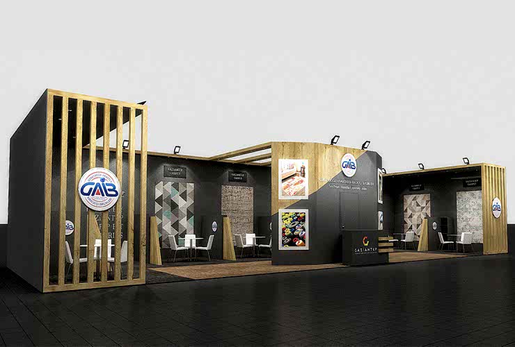 GAİB Domotex Stand Design