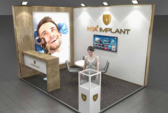 NTA İmplant Stand Tasarım ve Uygulama