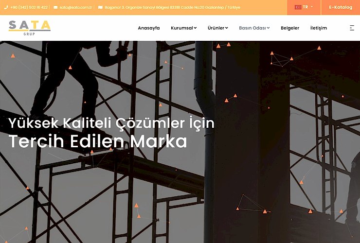 SATA Group Web Design
